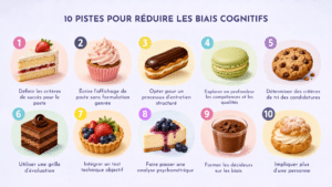 Read more about the article 10 pistes pour réduire les biais cognitifs en recrutement